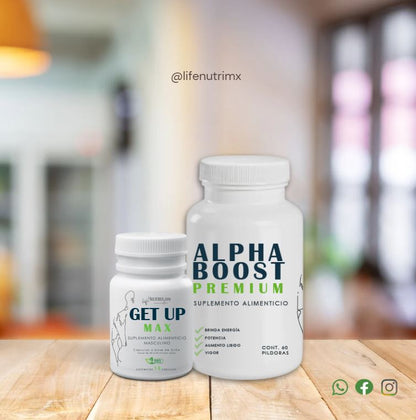 Promoción combo Get Up + Alpha Boost