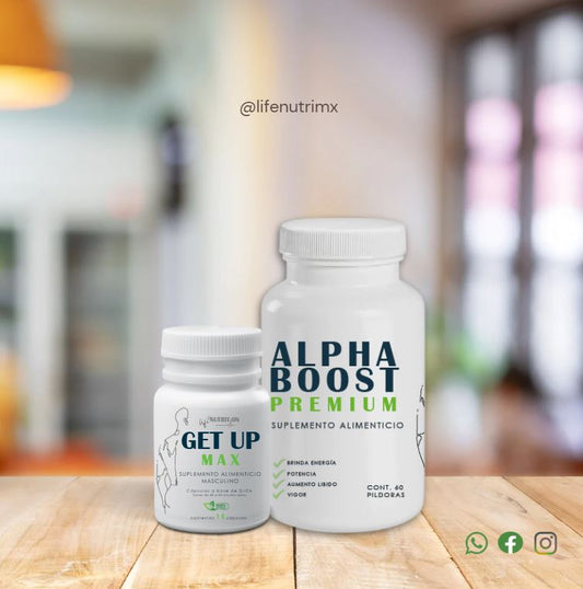 Promoción combo Get Up + Alpha Boost